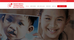 Desktop Screenshot of missaomedicainternacional.org.br
